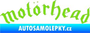 Samolepka Motorhead prohnutý zelená kawasaki