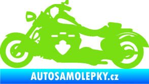 Samolepka Motorka 056 levá zelená kawasaki