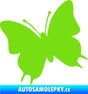 Samolepka Motýl 007 levá zelená kawasaki