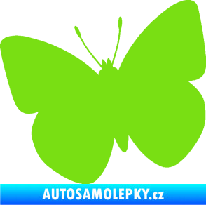 Samolepka Motýl 011 levá zelená kawasaki