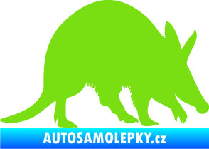 Samolepka Mravenečník 002 pravá zelená kawasaki