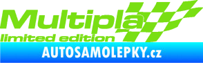 Samolepka Multipla limited edition pravá zelená kawasaki