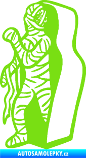 Samolepka Mumie 002 levá zelená kawasaki