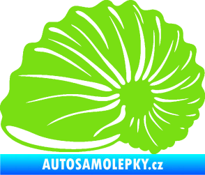 Samolepka Mušle 002 levá ulita zelená kawasaki