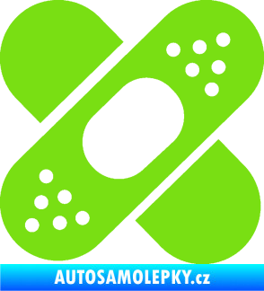 Samolepka Náplast 001 zelená kawasaki