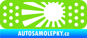Samolepka Náplast 002 levá zelená kawasaki
