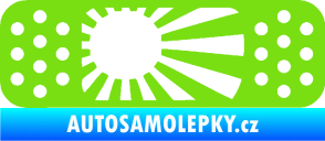 Samolepka Náplast 002 pravá zelená kawasaki