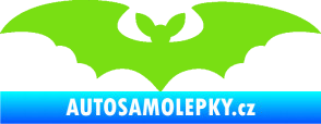 Samolepka Netopýr 006 zelená kawasaki