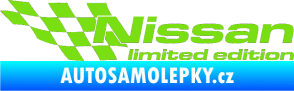 Samolepka Nissan limited edition levá zelená kawasaki