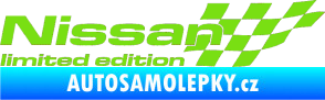 Samolepka Nissan limited edition pravá zelená kawasaki