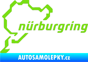 Samolepka Nurburgring zelená kawasaki