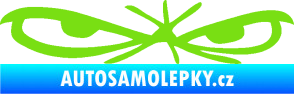 Samolepka Oči 002 pravá zelená kawasaki