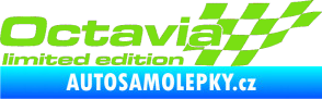 Samolepka Octavia limited edition pravá zelená kawasaki
