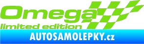 Samolepka Omega limited edition pravá zelená kawasaki