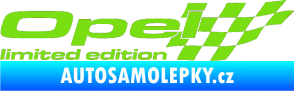 Samolepka Opel limited edition pravá zelená kawasaki