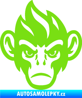 Samolepka Opičák 002 levá zelená kawasaki