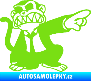 Samolepka Opičák JDM pravá zelená kawasaki