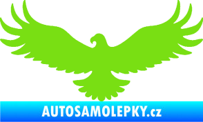 Samolepka Orel 006 levá zelená kawasaki