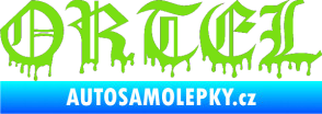 Samolepka Ortel zelená kawasaki