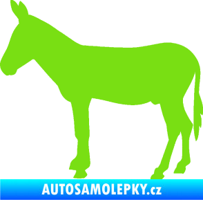Samolepka Osel 002 levá zelená kawasaki