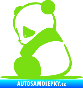 Samolepka Panda 005 levá zelená kawasaki