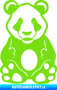 Samolepka Panda 006  zelená kawasaki