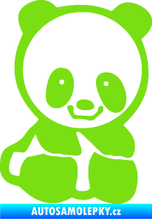 Samolepka Panda 009 pravá baby zelená kawasaki