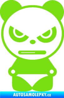 Samolepka Panda boy zelená kawasaki