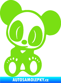 Samolepka Panda JDM pravá zelená kawasaki