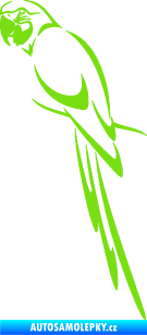 Samolepka Papoušek 005 levá zelená kawasaki