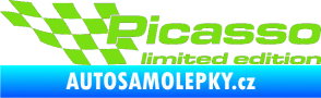 Samolepka Picasso limited edition levá zelená kawasaki