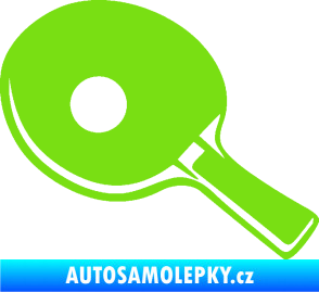 Samolepka Ping pong pálka levá zelená kawasaki