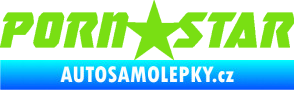 Samolepka Porn star  zelená kawasaki