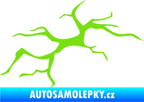 Samolepka Prasklina 001 zelená kawasaki