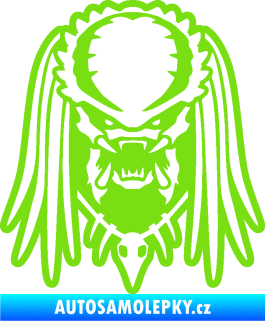 Samolepka Predátor 002 zelená kawasaki