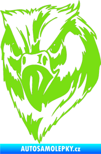 Samolepka Predators 002 levá zelená kawasaki