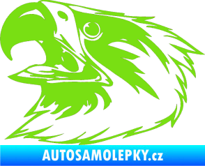 Samolepka Predators 020 levá zelená kawasaki