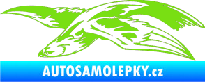 Samolepka Predators 032 levá zelená kawasaki