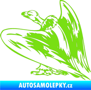 Samolepka Predators 042 levá sup zelená kawasaki