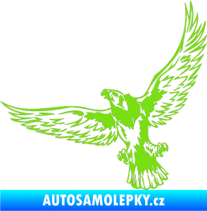Samolepka Predators 044 levá zelená kawasaki