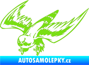 Samolepka Predators 056 levá zelená kawasaki