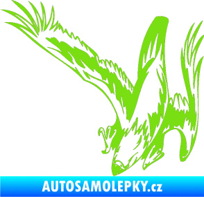 Samolepka Predators 069 levá zelená kawasaki