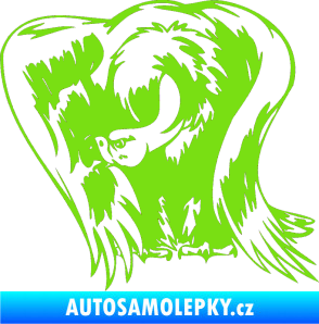 Samolepka Predators 083 levá sup zelená kawasaki