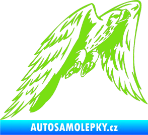 Samolepka Predators 090 pravá sokol zelená kawasaki
