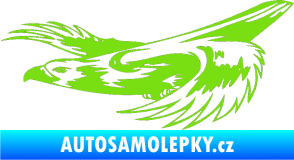 Samolepka Predators 093 levá zelená kawasaki