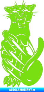 Samolepka Predators 110 levá puma zelená kawasaki
