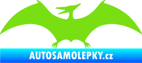 Samolepka Pterodactylus 001 levá zelená kawasaki