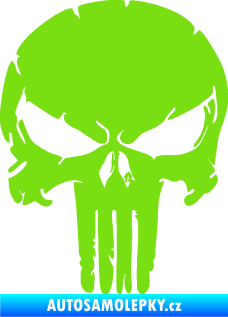 Samolepka Punisher 004 zelená kawasaki