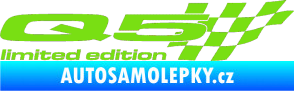 Samolepka Q5 limited edition pravá zelená kawasaki