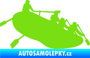 Samolepka Raft 001 pravá zelená kawasaki